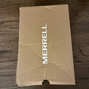 Merrell Wrapt Mid Waterproof boots in light Brown with Box